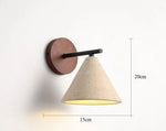 Lampe de chevet beige et bois - Vignette | Aura Douce 