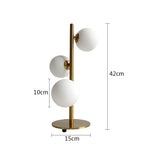 Lampe de chevet blanc et doré - Vignette | Aura Douce 