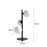 Lampe de chevet blanc et doré - Vignette | Aura Douce 