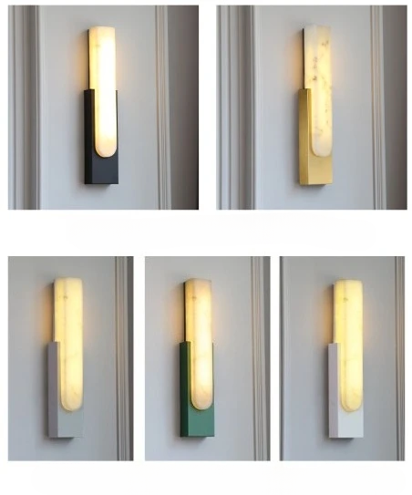 Lampe de chevet blanc et gris