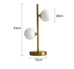 Lampe de chevet blanc et or - Vignette | Aura Douce 