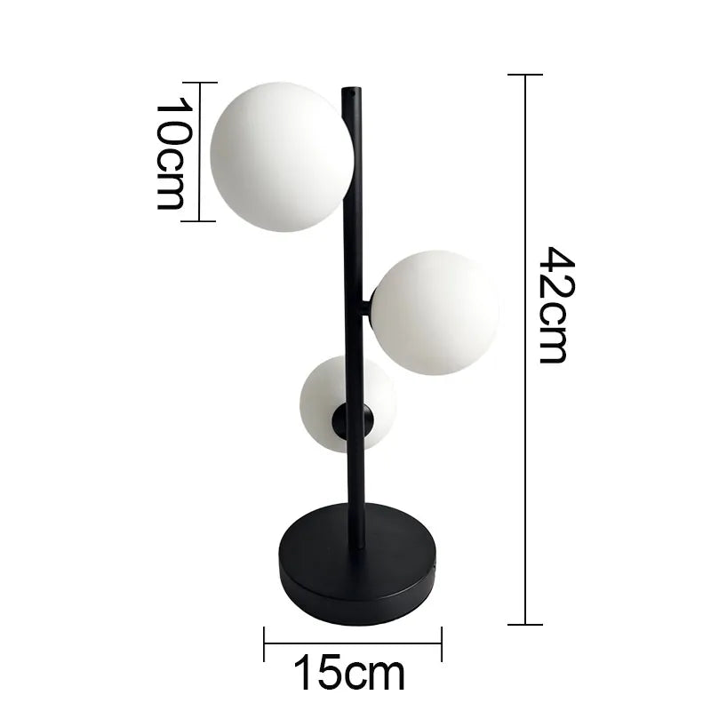 Lampe de chevet blanc et or