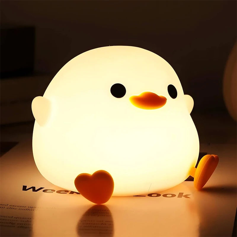 Lampe de chevet bleu canard