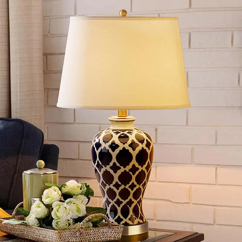 Lampe de chevet bleu roi