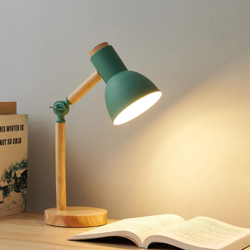 Lampe de chevet bois