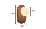 Lampe de chevet bois brut - Vignette | Aura Douce 