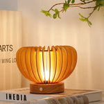 Lampe de chevet bois design - Vignette | Aura Douce 