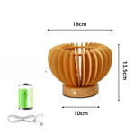 Lampe de chevet bois design - Vignette | Aura Douce 