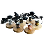 Lampe de chevet bois et metal - Vignette | Aura Douce 