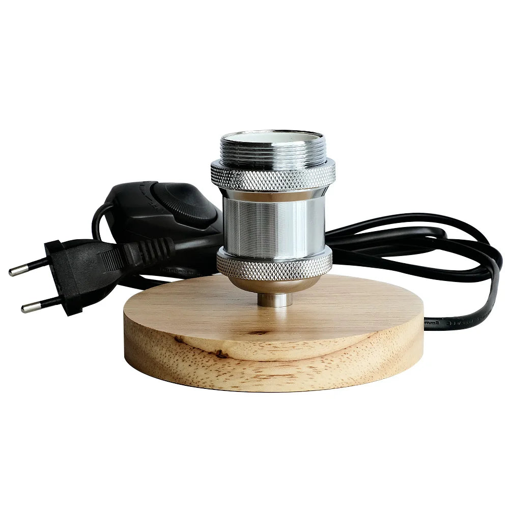 Lampe de chevet bois et metal