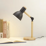 Lampe de chevet bois et noir - Vignette | Aura Douce 