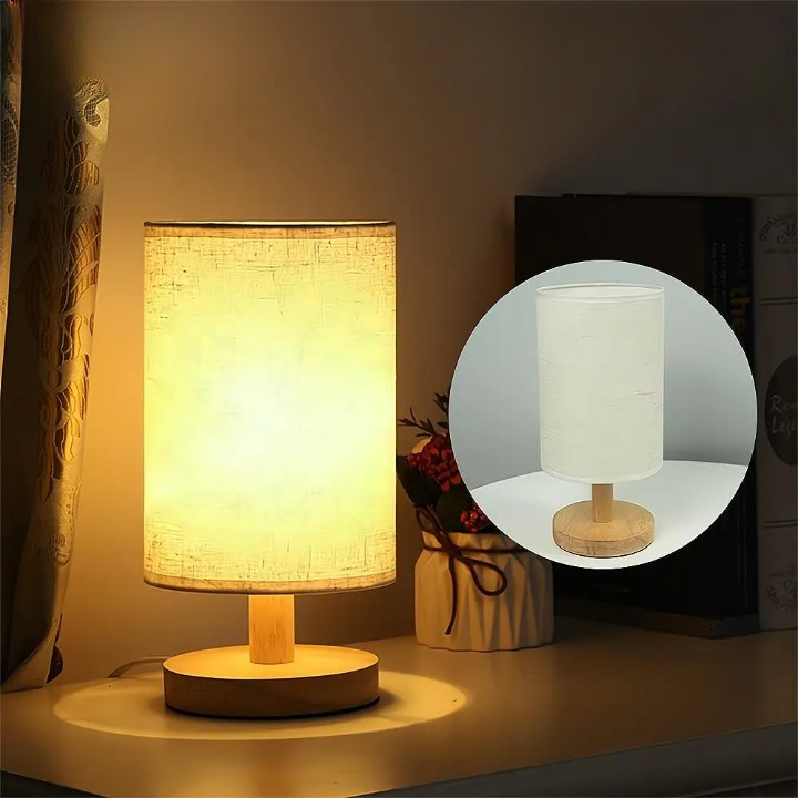 Lampe de chevet bois flotté