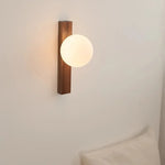 Lampe de chevet bois foncé - Vignette | Aura Douce 