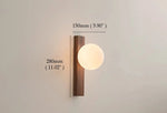 Lampe de chevet bois foncé - Vignette | Aura Douce 