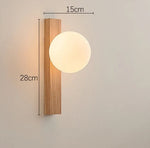 Lampe de chevet bois foncé - Vignette | Aura Douce 