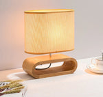 Lampe de chevet bois scandinave - Vignette | Aura Douce 