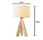 Lampe de chevet bois scandinave - Vignette | Aura Douce 