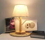 Lampe de chevet bois scandinave - Vignette | Aura Douce 