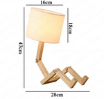 Lampe de chevet bois scandinave - Vignette | Aura Douce 