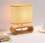 Lampe de chevet bois scandinave - Vignette | Aura Douce 