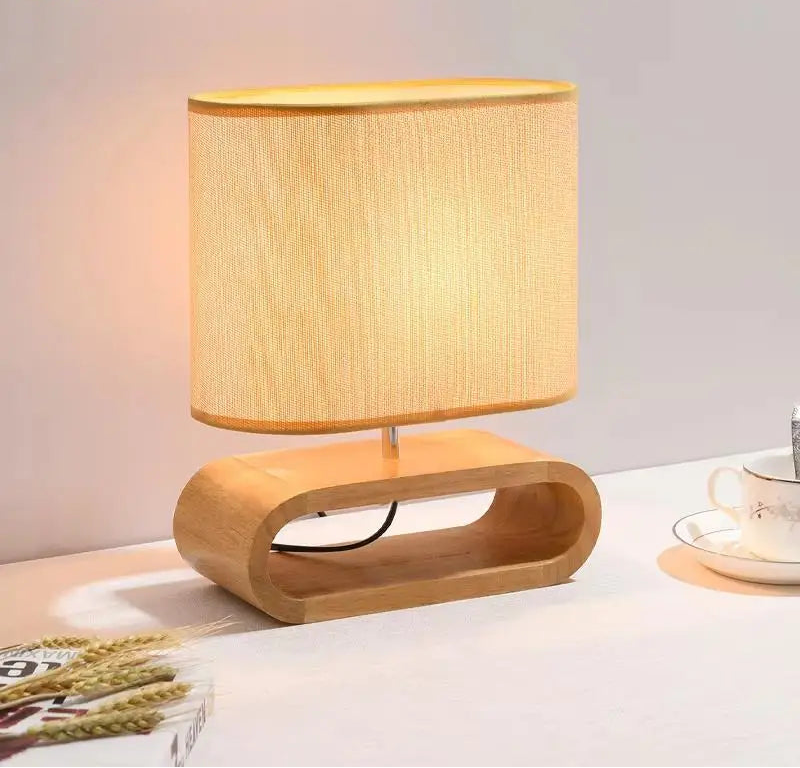 Lampe de chevet bois scandinave