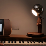 Lampe de chevet bonhomme en bois - Vignette | Aura Douce 