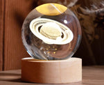 Lampe de chevet boule de cristal galaxie - Vignette | Aura Douce 