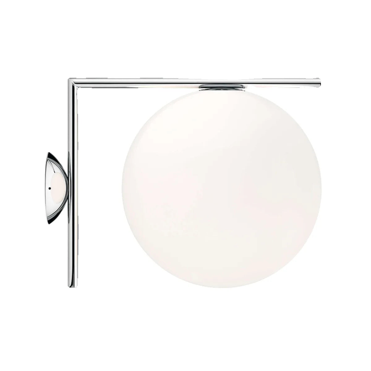 Lampe de chevet boule en verre