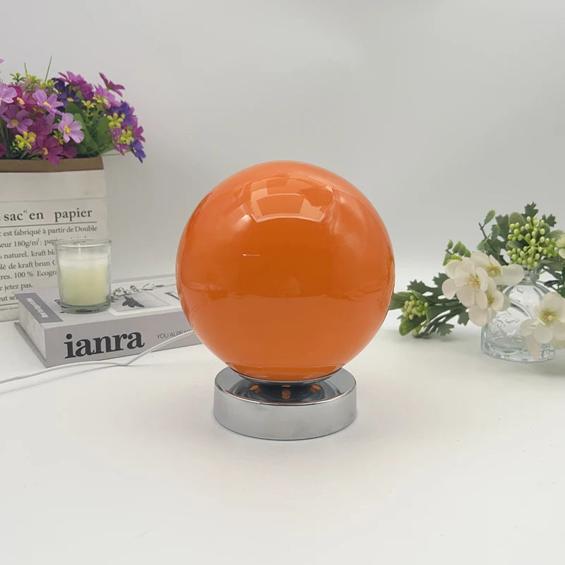 Lampe de chevet boule tactile