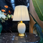 Lampe de chevet céramique blanche - Vignette | Aura Douce 