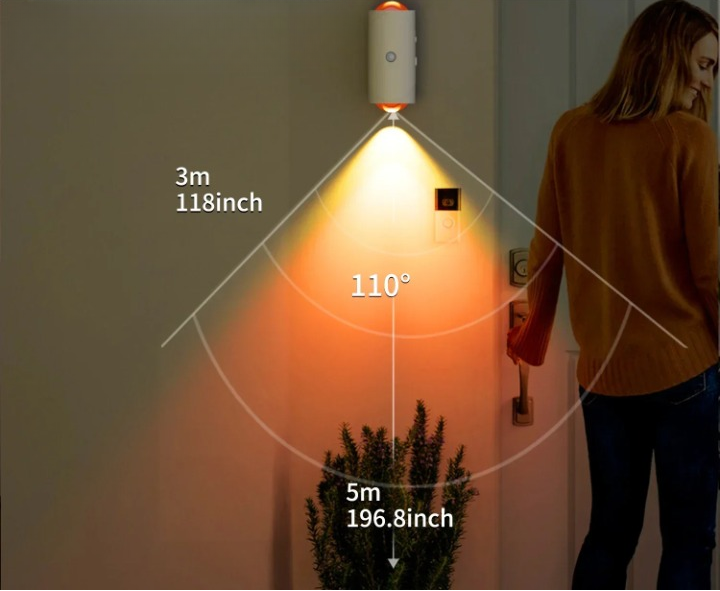 Lampe de chevet capteur de mouvement