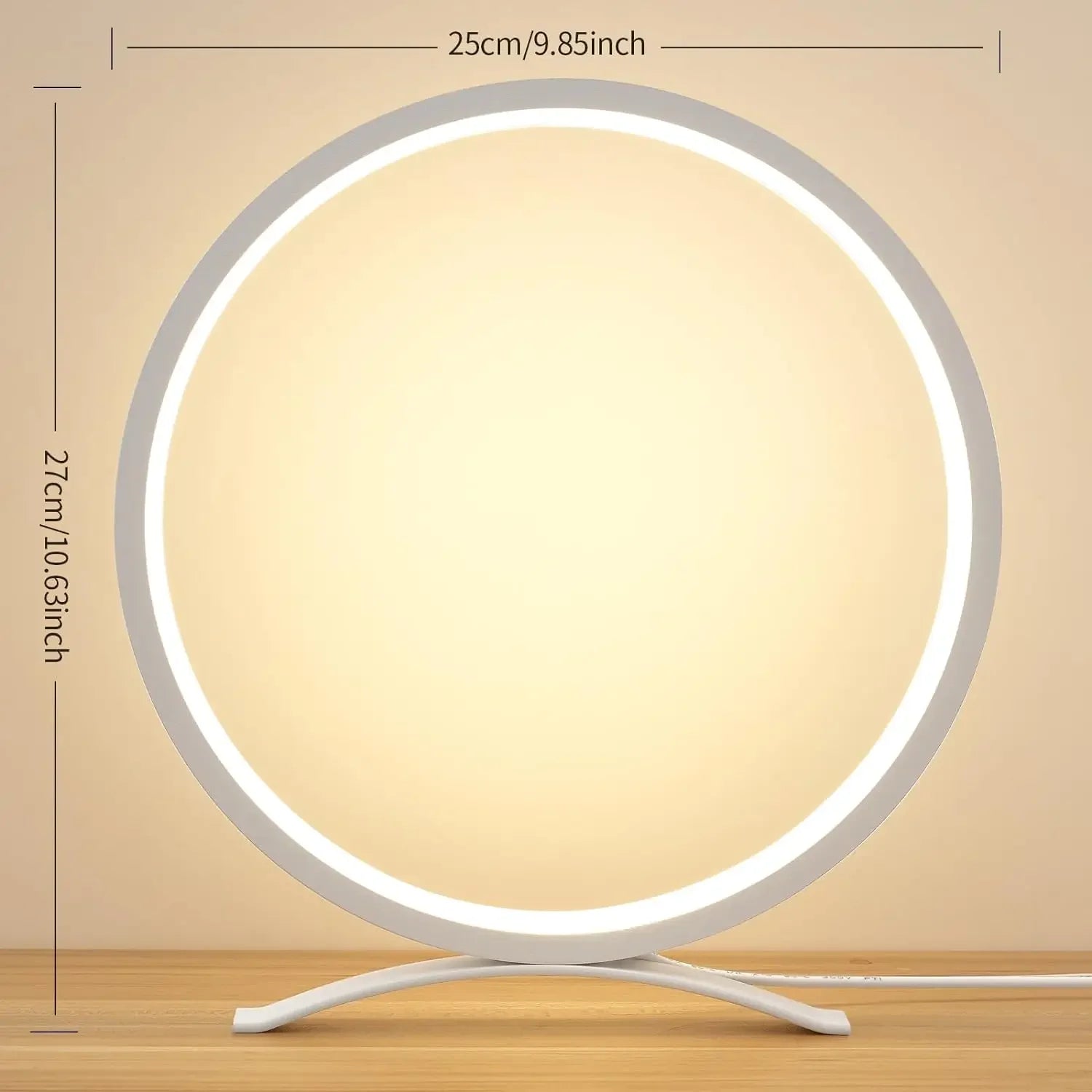 Lampe de chevet cercle