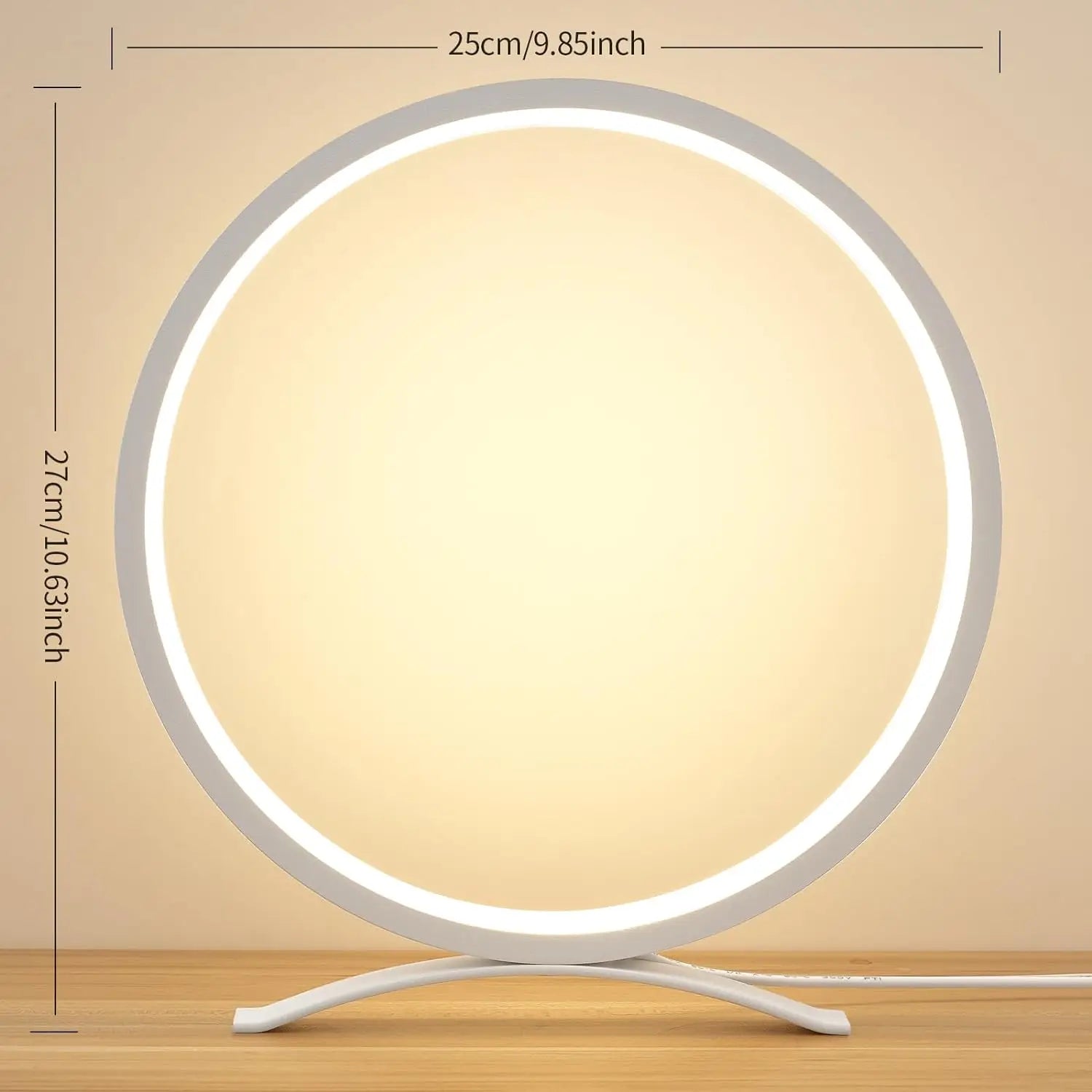 Lampe de chevet cercle