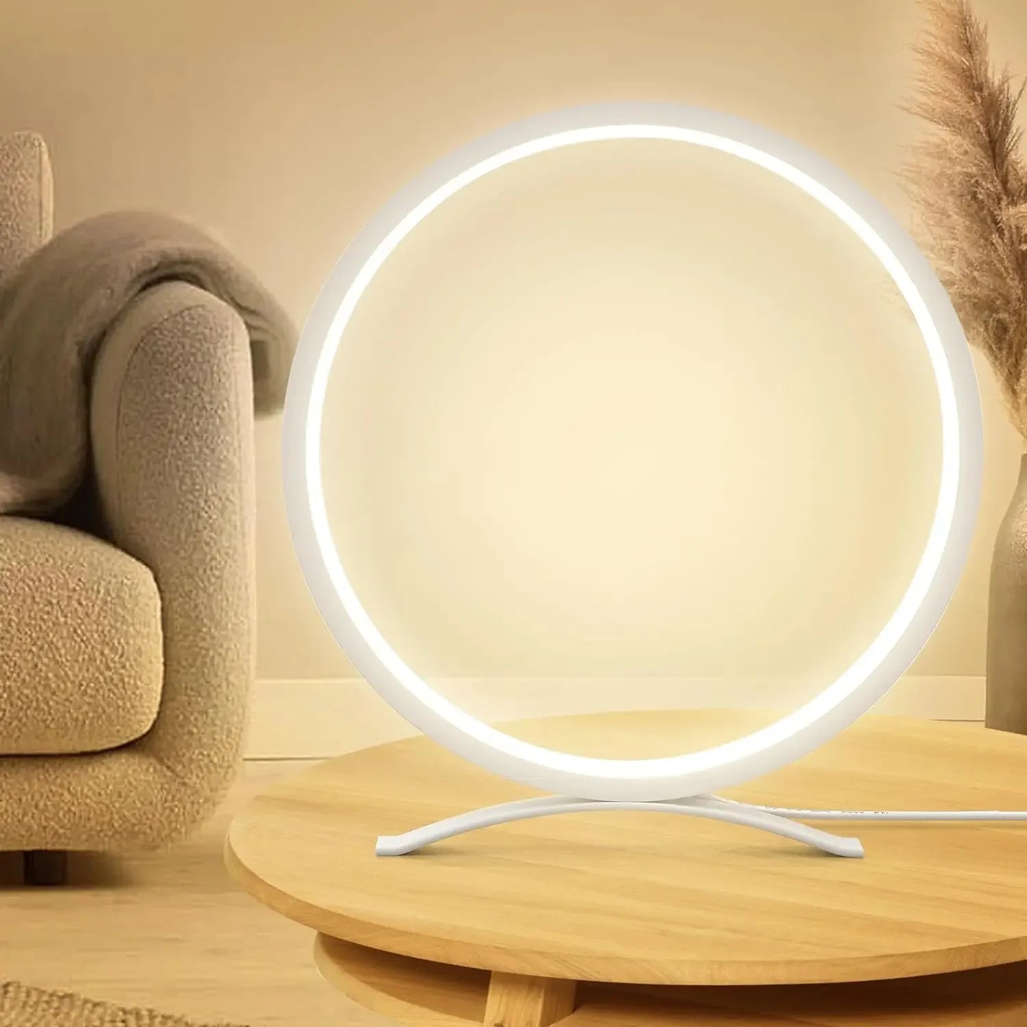 Lampe de chevet cercle