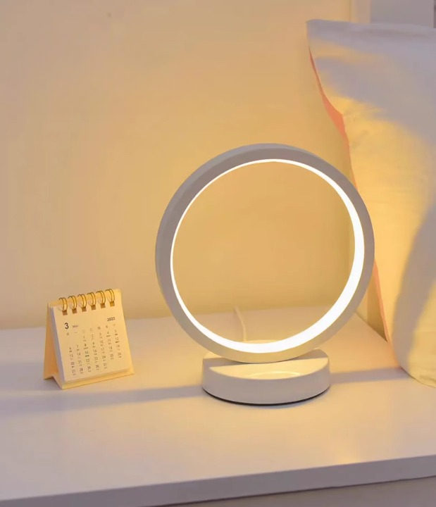 Lampe de chevet cercle 