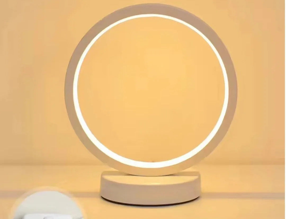 Lampe de chevet cercle Blanc 