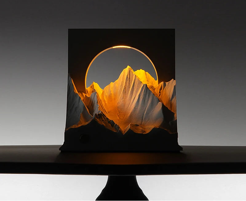 Lampe de chevet chalet montagne