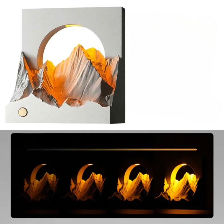 Lampe de chevet chalet montagne