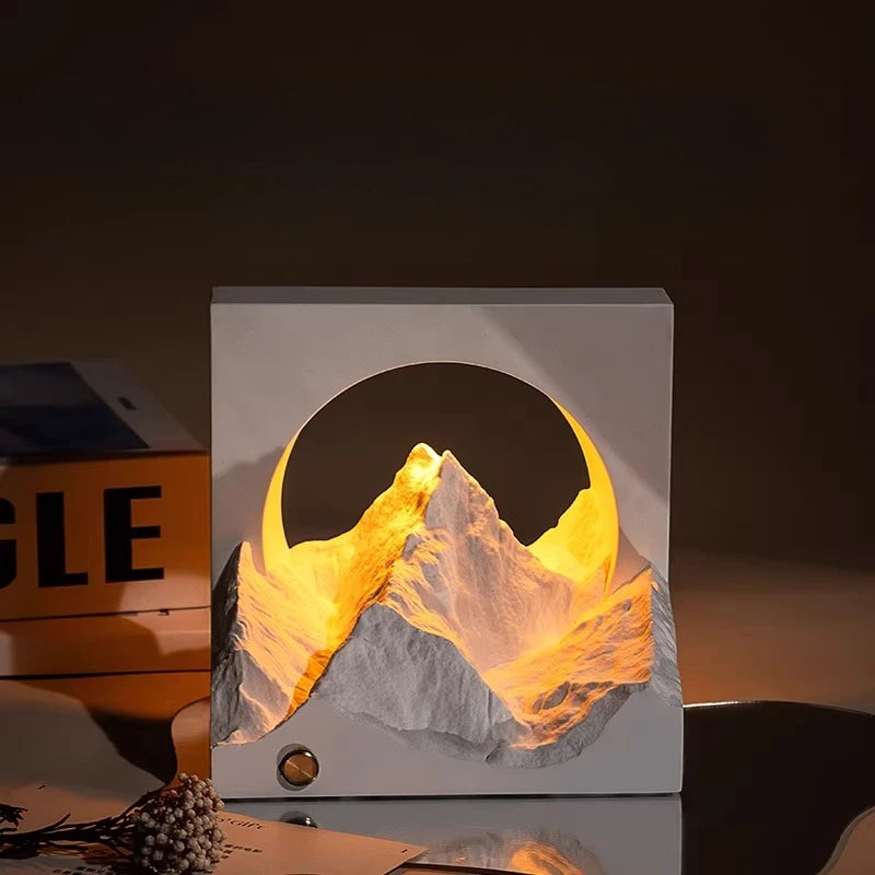 Lampe de chevet chalet montagne