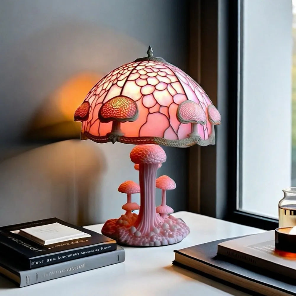 Lampe de chevet champignons
