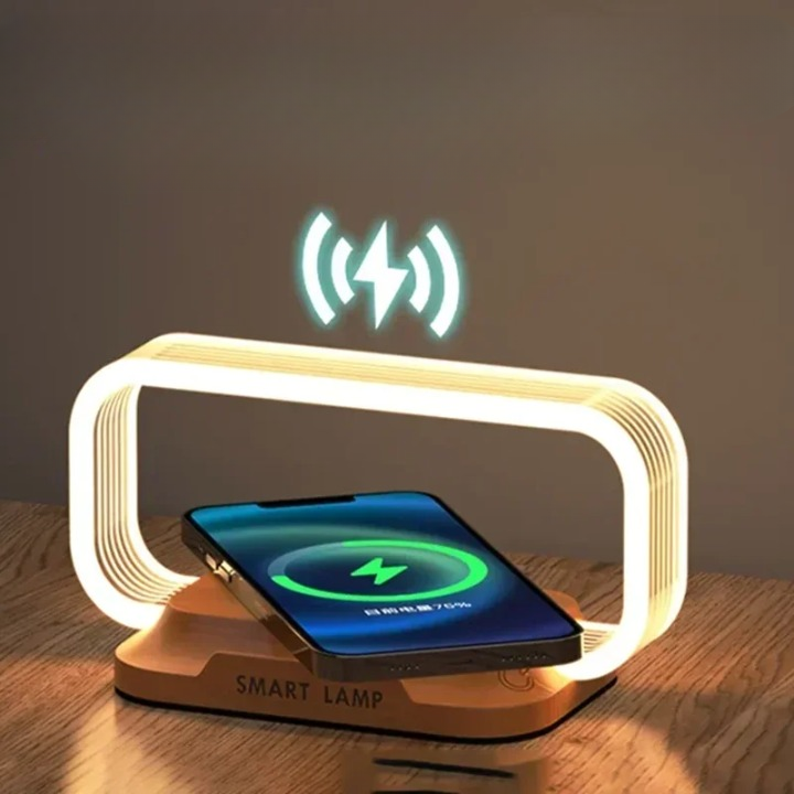 Lampe de chevet chargeur induction