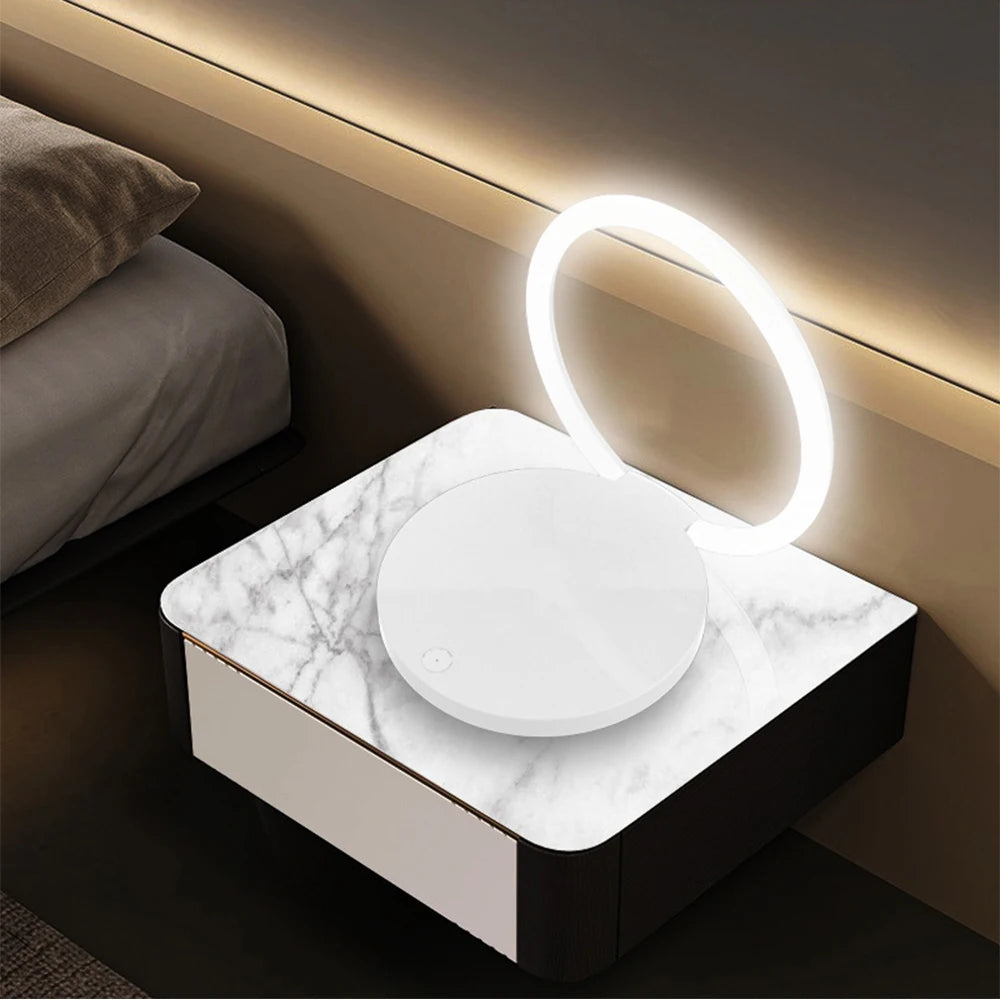 Lampe de chevet chargeur sans fil