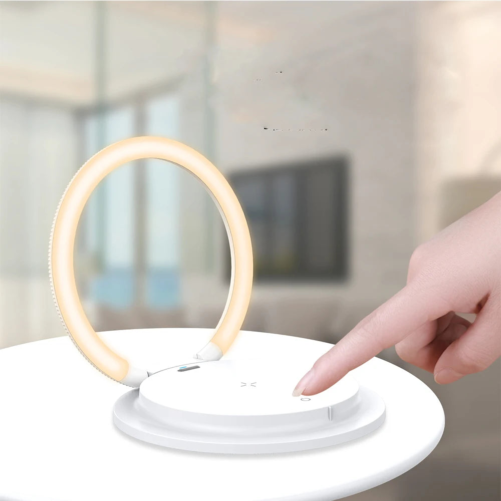 Lampe de chevet chargeur sans fil
