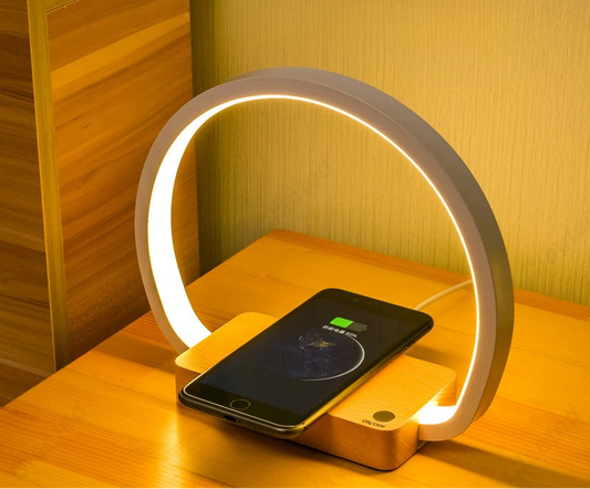 Lampe de chevet chargeur sans fil