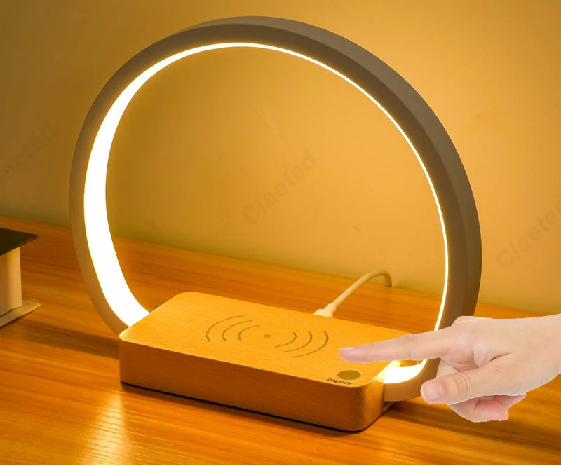 Lampe de chevet chargeur sans fil