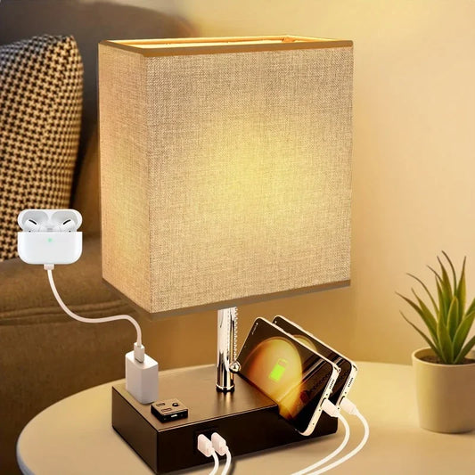 Lampe de chevet chargeur téléphone