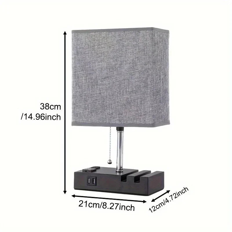 Lampe de chevet chargeur téléphone