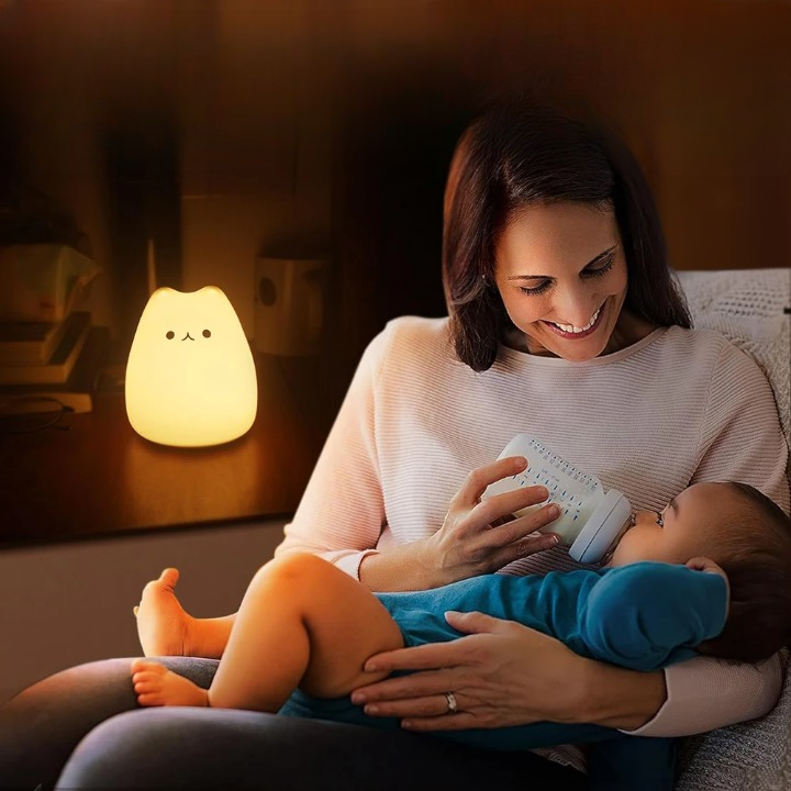 Lampe de chevet chat