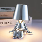 Lampe de chevet chrome - Vignette | Aura Douce 