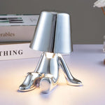 Lampe de chevet chrome - Vignette | Aura Douce 